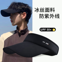 Men's UV Protection Sun Visor Hat for Outdoor Sports and Activities
