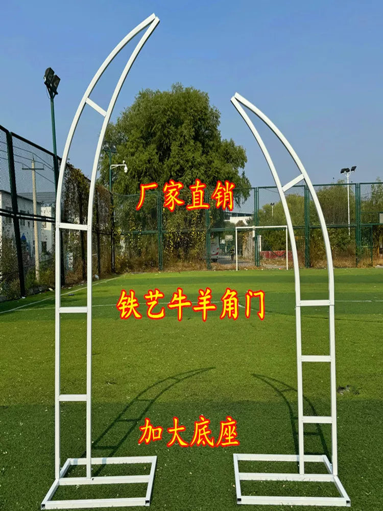 Wedding Arch Backdrop Stand Metal Floral Archway for Ceremony Party Decoration