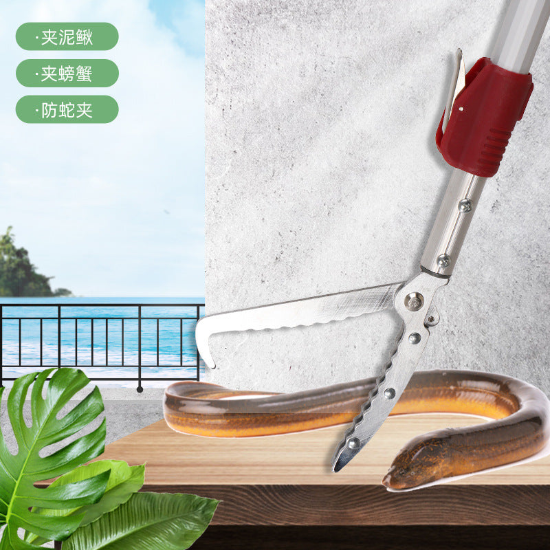 Retractable Snake Catcher Tongs for Outdoor Use
