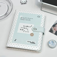 Starfish A5 PU Leather Loose-Leaf Album/Notebook for Students, Portable and Stylish