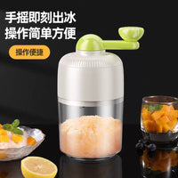 Manual Ice Shaver Machine for Homemade Shaved Ice and Smoothies