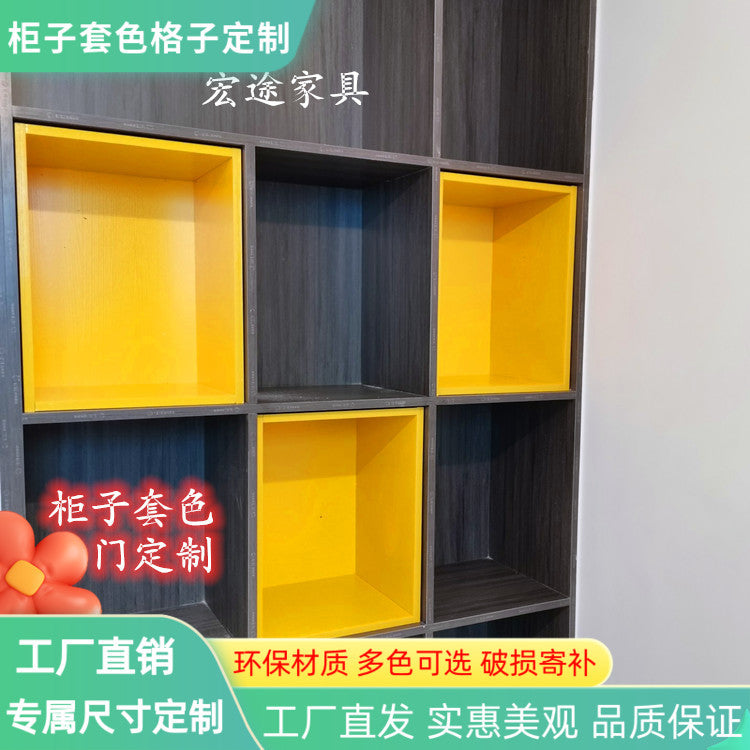 Modular Cube Storage Organizer Bookshelf with Adjustable Shelves for Kids Room and Modern Home Decor