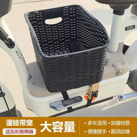 Electric Bicycle Scooter Pet Basket with Easy Installation and Large Capacity