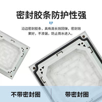 Cabinet Ventilation Filter Fan with Louvered Grille for Dustproof Cooling