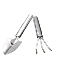 Mini Garden Tool Set, Stainless Steel Hand Trowel, Rake, Shovel for Potted Plants, Outdoor Gardening, Soil Loosening
