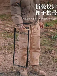 Portable Folding Outdoor Camping Trash Bag Holder Stand for BBQ and Picnic