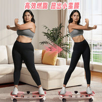 Twist Waist Disc with Resistance Bands for Home Fitness and Abdominal Toning