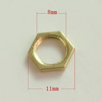 Quartz Clock Movement Repair Kit with Rubber Gasket, Washer, and Hex Nut