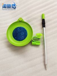 Mini Magnetic Fishing Bait Tray with Double-Layer Design for Fishing Chairs and Boxes