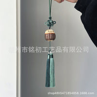 中式竹编风铃双色竹球创意手工竹风铃茶室景区装饰文艺国潮手工