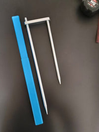Detachable Fishing Umbrella Ground Insert Stand Holder with Storage Box