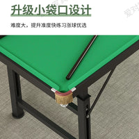 Kids Mini Pool Table Set Foldable Wooden Billiard Game Table for Home Family Parent-Child Interaction Desktop Toy