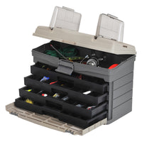 Portable Folding Tackle Box Plastic Fishing Lure Hook Storage Organizer Case for Fishing Accessories