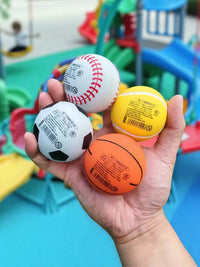 Kids' Mini Bouncy Rubber Ball Set for Stress Relief and Play
