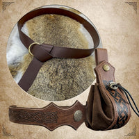 Medieval Embossed Knight Belt for Cosplay & Performance