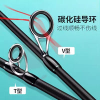 Telescopic Carbon Fiber Lure Fishing Rod Set for Beginners - Spinning/Baitcasting Reel Combo