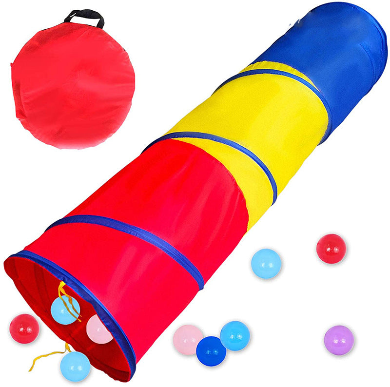 Kids' Indoor Crawling Tunnel for Sensory Integration and Climbing Training