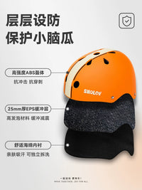 Kids' Roller Skating Protective Gear Set with Helmet, Knee Pads, and Hip Pad for Cycling and Skateboarding