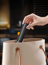 Rechargeable Handheld Milk Frother with Storage Base for Coffee, Lattes, and Cappuccinos