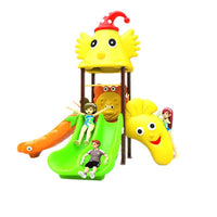 Large Outdoor Playground Slide and Swing Set for Kindergarten and Park