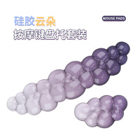 Cloud Wrist Rest Mouse Pad and Keyboard Support for Office and Home