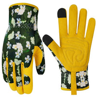 Women's Microfiber Leather Gardening Gloves with Touchscreen Fingertips