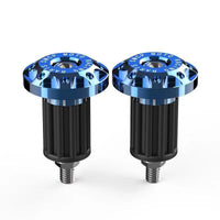 Motorcycle Scooter ATV Handlebar End Plugs, Anti-Fall Metal Bar Ends