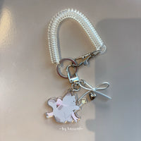 Fairy Kitten Heart Keychain for Car Keys, Bags, and Gifts