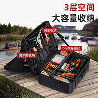 Fishing Tackle Bag Multi-functional Oxford Cloth Storage Case for Fishing Gear