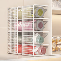 Under Sink Kitchen Organizer Rack for Food Wrap and Storage