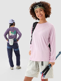 Recommon Quick-Dry UV Protection Long Sleeve T-Shirt for Outdoor Hiking & Sports
