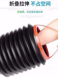 Foldable Car Trash Can with Lid, Portable Multi-functional Vehicle Organizer for Backseat
