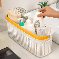 Portable Plastic Shower Caddy Basket for Bathroom Toiletries and Storage