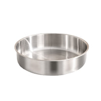 304 Stainless Steel Steaming Plate Deepened Round Tray for Food Steaming and Preparation