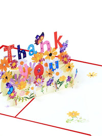3D Pop-Up Thank You Card for Business Clients & Teachers, Mid-Autumn Festival & Appreciation Gift