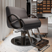 Hydraulic Swivel Reclining Barber Chair for Salon Styling and Hairdressing