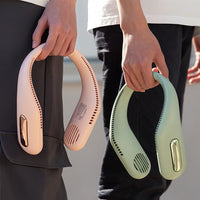 Portable USB Rechargeable Hands-Free Neck Fan for Outdoor Use