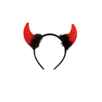 Devil Horn Headband and Gloves Set for Halloween Cosplay