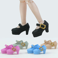 OB11 Doll High Heel Princess Shoes for 1/12 BJD Dolls