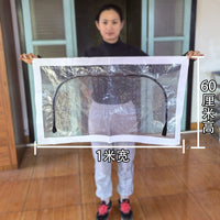 Greenhouse Ventilation Window Film and Zipper Door for Vegetable Cultivation and Seedling Raising