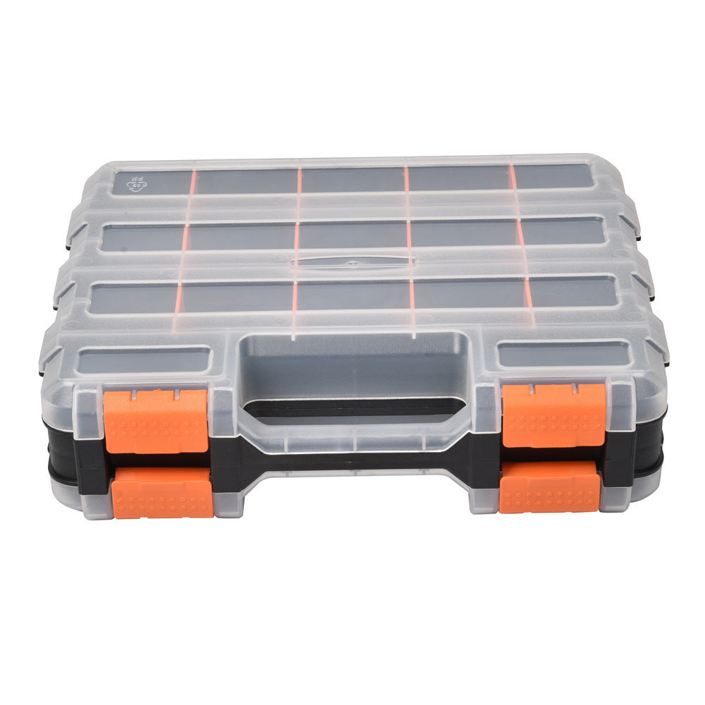 Portable PP Plastic Storage Box with Lid for Tools and Parts