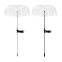Solar Powered Jellyfish Fiber Optic Color Changing Tent & Garden Decorative Light