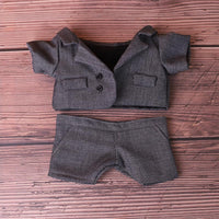 Doll Clothes Suit Set for Cotton Dolls - Vest, Jacket, and Trousers