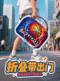 Adjustable Height Indoor Outdoor Basketball Hoop for Kids and Adults - Portable Training Stand for Home Use and Competition