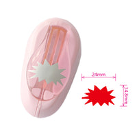 DIY Craft Punch for Kids' Scrapbooking and Hand-Account Tools, Chat Bubble Embossing Machine