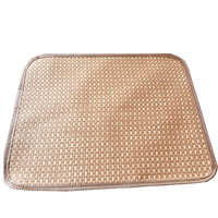 Pet Cooling Mat Rattan Weave Summer Pad for Dogs and Cats