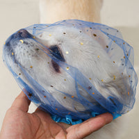 Breathable Mesh Dog Muzzle for Small to Medium Dogs, Anti-Biting, Anti-Licking, Star Pattern
