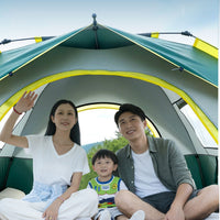 Automatic Pop-Up Camping Tent for 3-4 People, UV Protection, Waterproof, Outdoor Park Travel