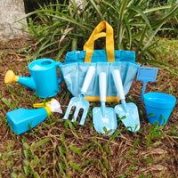 Kids' Garden Tool Set with Tote Bag, Watering Can, and Apron - Macaron Blue