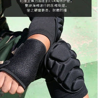 Tactical Soft Shell Knee and Elbow Pad Set for Outdoor Sports and Training